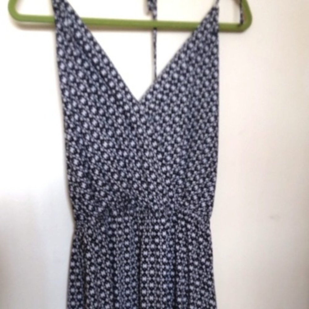 BCBGeneration Junior Womens Black White Backless Dress
